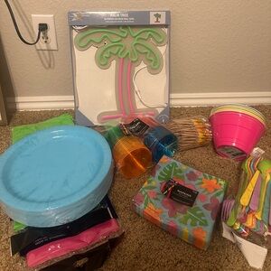 Hawaiian party decor